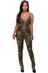 Sexy Black Gold Sequins Bare Back Jumpsuit